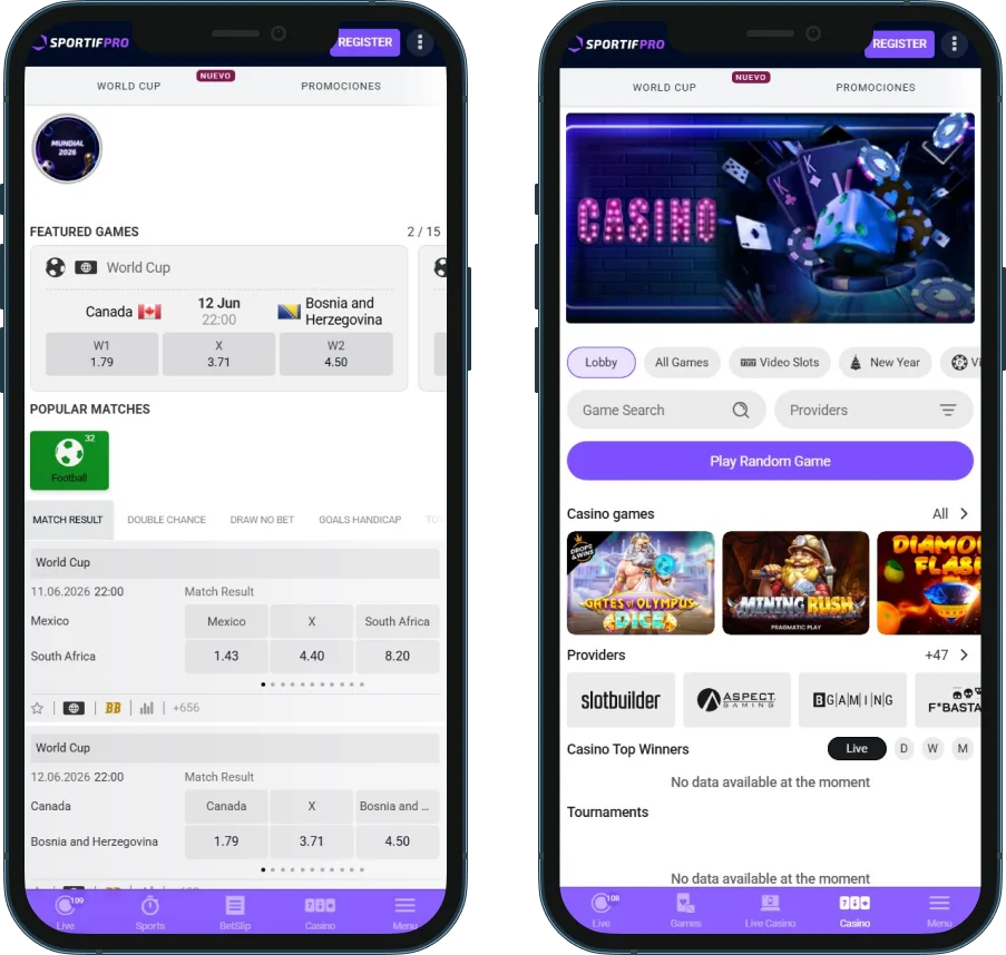 Expérience mobile